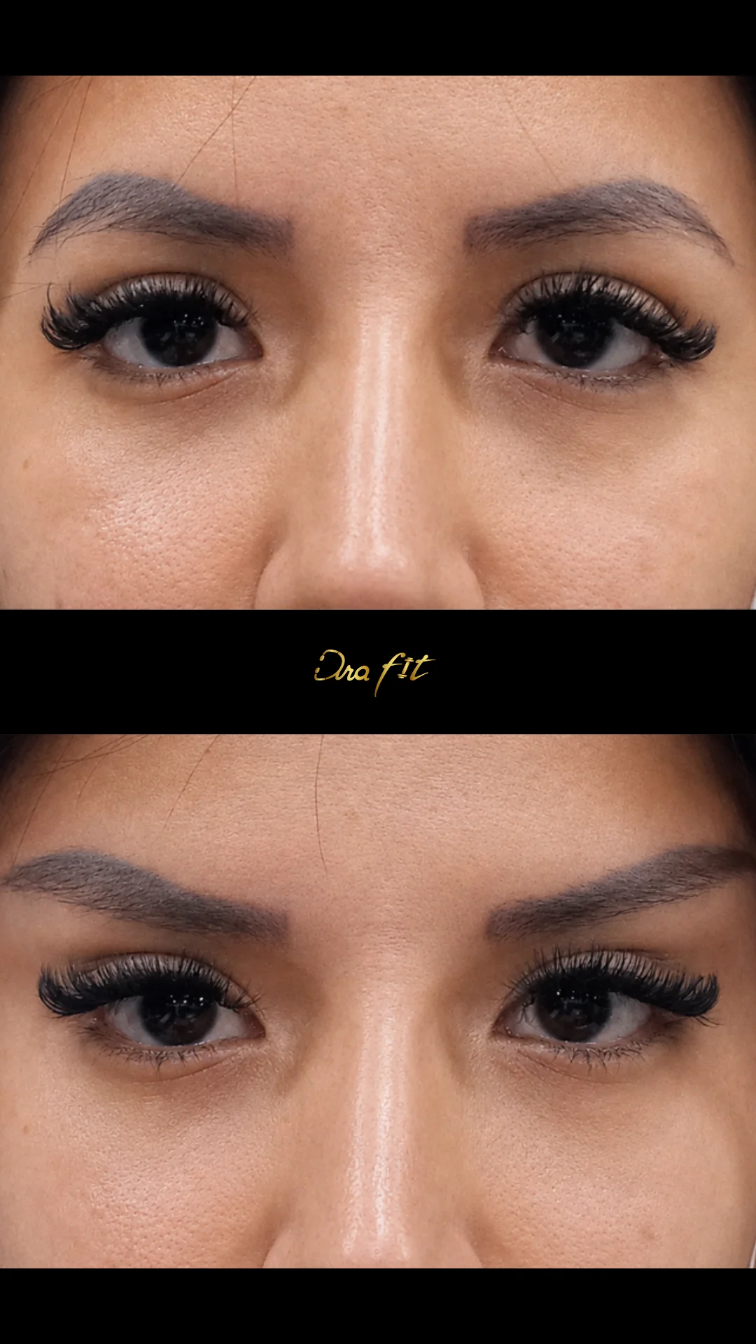 Fox eyes — resultado antes y después